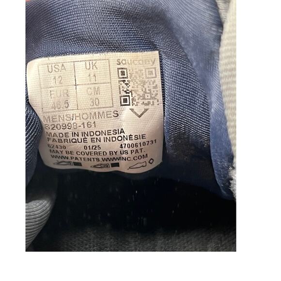 Saucony Guide 18 Flint Navy Mens 12 - Picture 7 of 7